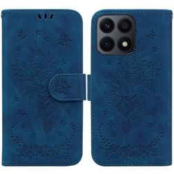 Mobigear Butterfly Housse HONOR X8A Etui Porte-Monnaie - Bleu