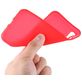 Mobigear Colors Coque iPhone XS Coque arrière en TPU Souple - Rouge
