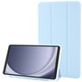 Mobigear Tri-Fold Gel Coque Samsung Galaxy Tab A11 Etui en TPU,Similicuir - Bleu