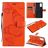 Mobigear Butterfly Housse OPPO Reno 4 Etui Porte-Monnaie - Orange