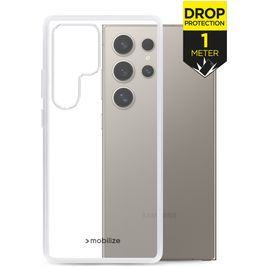 Mobilize Naked Protection Coque Transparente Samsung Galaxy S24 Ultra Coque arrière Rigide Anti-Chocs - Transparent