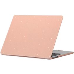 Mobigear Sparkling Cream MacBook Air 13 Pouces (2022-2025) Coque - Rose - Model A2681 / A3113 / A3240