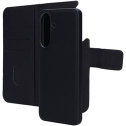 Mobiparts Housse Samsung Galaxy A57 Etui avec Coque Détachable en Cuir Véritable Porte-Monnaie - Noir
