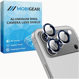Mobigear Single Lens iPhone 17 Pro Max Verre trempé Protection Objectif Caméra - Compatible Coque - Bleu