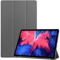 Mobigear Tri-Fold Coque Lenovo Tab P11 Gen 1 Etui - Gris