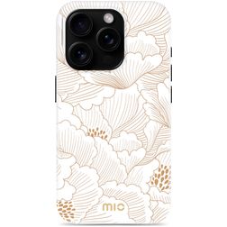 MIO iPhone 16 Pro MagSafe Plastique rigide Coque arrière - White Roses