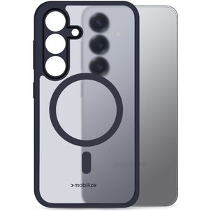 Mobilize Hybrid Coque Samsung Galaxy S25 MagSafe Coque arrière Rigide Anti-Chocs - Bleu