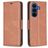 Mobigear Excellent Samsung Galaxy A37 Étui Portefeuille - Marron