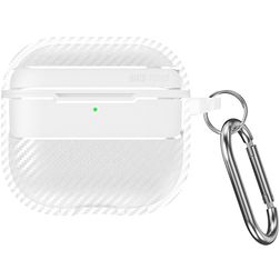 Mobigear Carbon Fiber Coque Apple AirPods 4 Thin Coque Rigide - Transparent