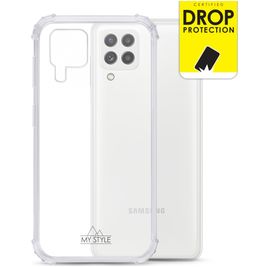 My Style Protective Flex Coque Transparente Samsung Galaxy A22 4G Coque arrière en TPU Souple Anti-Chocs - Transparent