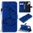 Mobigear Butterfly Housse Samsung Galaxy A21s Etui Porte-Monnaie - Bleu