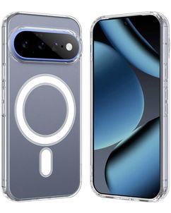 Mobigear Crystal Coque Transparente Google Pixel 11 MagSafe Coque arrière Rigide - Transparent