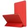 Mobigear Tri-Fold Gel Coque iPad 7 (2019) Etui en TPU,Similicuir - Rouge