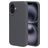 Mobiparts Coque iPhone 16 Coque arrière en Silicone - Urban Grey