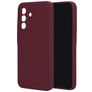 Mobiparts Coque Samsung Galaxy A36 Coque arrière en Silicone - Plum Red