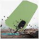 Mobigear Rubber Touch Coque iPhone 16 Coque arrière en Silicone - Vert