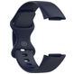 Mobigear Sport Dual Bracelet Silicone Fitbit Charge 5 Fermeture à clou et passant - Dark Blue