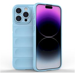 Mobigear Bumpy iPhone 15 Pro Max TPU souple Coque arrière - Bleu