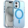 Mobigear Shockproof Coque iPhone 18 MagSafe Coque arrière Rigide - Bleu