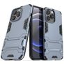 Mobigear Armor Stand Coque iPhone 13 Pro Coque arrière Rigide Anti-Chocs avec Support Amovible - Bleu