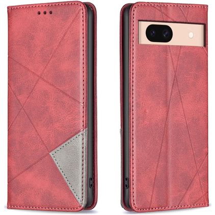 Mobigear Rhombus Slim Housse Google Pixel 8a Etui - Rouge
