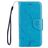 Mobigear Flowers Housse Samsung Galaxy A5 (2017) Etui Porte-Monnaie - Turquoise