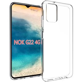 Mobigear Basics Coque Transparente Nokia G22 Coque arrière en TPU Souple - Transparent