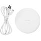 Mobigear Soft Touch - Chargeur Qi Wireless 5W 1A - Blanc
