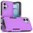 Mobigear Heavy Armor iPhone 16 Plastique rigide Coque arrière Antichoc - Violet