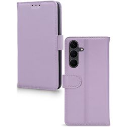 Mobilize Premium Gelly Housse Samsung Galaxy S25 FE Etui Porte-Monnaie - Violet