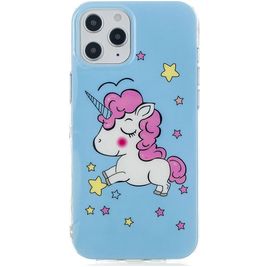Mobigear Design Coque iPhone 12 Pro Coque arrière en TPU Souple - Licorne Mobigear Design Coque iPhone 12 Pro Coque arrière en TPU Souple - Licorne