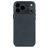 Decoded Coque iPhone 17 Pro Max Coque arrière en Cuir Véritable Anti-Chocs - Navy Shadow