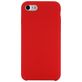 Mobigear Rubber Touch Coque iPhone SE (2022) Coque arrière en Silicone - Rouge