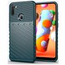 Mobigear Groove Coque Samsung Galaxy A11 Coque arrière en TPU Souple - Vert