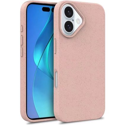 Mobigear Bio Coque iPhone 16 Coque arrière en Eco-Friendly - Rose