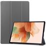 Mobigear Tri-Fold Coque Samsung Galaxy Tab S7 FE Etui - Gris
