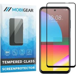 Mobigear Premium HTC Desire 21 Pro Verre trempé Protection d'écran - Compatible coque - Noir