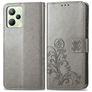 Mobigear Clover Housse Realme C35 Etui Porte-Monnaie - Gris