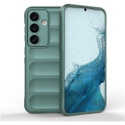 Mobigear Bumpy Coque Samsung Galaxy S24 Coque arrière en TPU Souple - Vert
