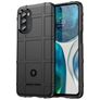 Mobigear Rugged Shield Coque Motorola Moto G82 Coque arrière en TPU Souple Anti-Chocs - Noir