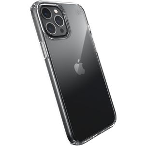 Speck Presidio Perfect Clear Coque Transparente iPhone 12 Pro Max Coque arrière Rigide Anti-Chocs - Transparent