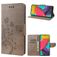 Mobigear Flowers Housse Samsung Galaxy M53 Etui Porte-Monnaie - Gris