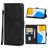 Mobigear Wallet Housse HONOR X7 Etui Porte-Monnaie - Noir