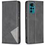 Mobigear Rhombus Slim Housse Motorola Moto G22 Etui - Noir