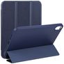 Mobigear Tri-Fold Gel Coque iPad Mini 6 (2021) Etui en TPU,Similicuir - Dark Blue