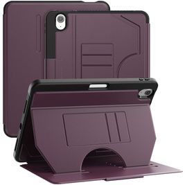 Mobigear Magnetic Folio Coque iPad Air 11 Pouces (2024) Etui + Porte-crayon - Violet