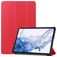 Mobigear Tri-Fold Samsung Galaxy Tab S9 Étui - Rouge