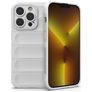 Mobigear Bumpy iPhone 14 Pro TPU souple Coque arrière - Blanc