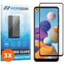 Mobigear Premium Samsung Galaxy A21 Verre trempé Protection d'écran - Compatible Coque - Noir (Lot de 3)