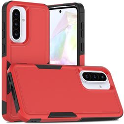 Mobigear Heavy Armor Coque Samsung Galaxy A36 Coque arrière Rigide Anti-Chocs - Rouge
